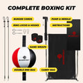 Boxing kit with accessories.