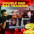Double end bag training setup.