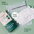 Clearbody Organics: 100% Pure Cotton Gloves for Eczema & Dry Hands Clearbody Organics