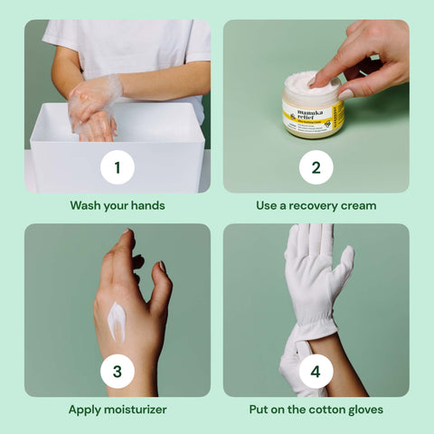 Clearbody Organics: 100% Pure Cotton Gloves for Eczema & Dry Hands Clearbody Organics