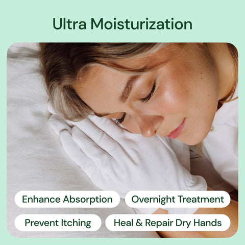 Clearbody Organics: 100% Pure Cotton Gloves for Eczema & Dry Hands Clearbody Organics