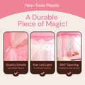 PlayVibe Indoor Princess Tent For Kids PlayVibe
