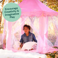 PlayVibe Indoor Princess Tent For Kids PlayVibe
