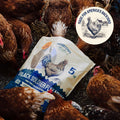 Bag of chicken feed.