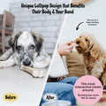 MalsiPree Ice Cream Pawps (15 Pcs): Freeze-Dried Dog Popsicle Treats Malsipree
