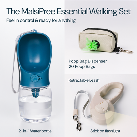 MalsiPree Complete Dog Hiking Pack: Ready for Any Outdoor Adventure Malsipree