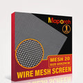 Wire mesh screen.