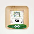 Chic Leaf Palm Leaf Plates Bulk – 6" Chic Leaf