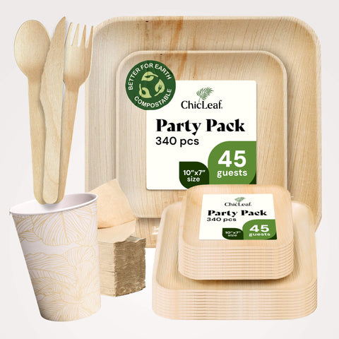 Chic Leaf Palm Leaf Party Pack Chic Leaf