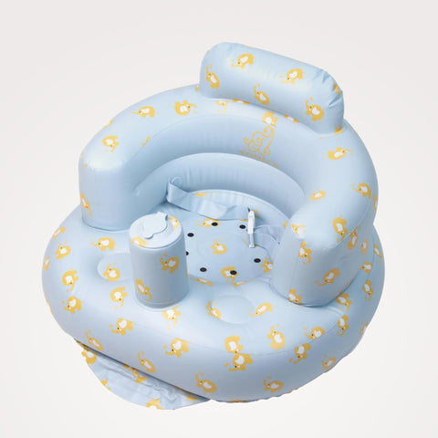 Portable Inflatable Baby Seat with Built-In Pump Todale