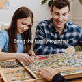 PlayVibe Wooden Jigsaw  Rotating Puzzle Board with Drawers & Cover PlayVibe