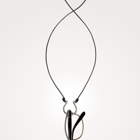 Eyeglass Necklace Holder with Adjustable Leather Strap Simply Imagine
