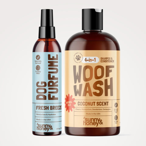 Sunny & Honey Dog Bathing Kit: Bath Time Freshness & Beyond Sunny & Honey