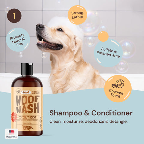Sunny & Honey Dog Bathing Kit: Bath Time Freshness & Beyond Sunny & Honey