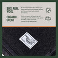 Woolly Mammoth Nester: Warm Wool Blanket for Indoor & Outdoor Comfort Woolly Mammoth