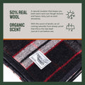 Woolly Mammoth Nester: Warm Wool Blanket for Indoor & Outdoor Comfort Woolly Mammoth